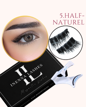 5. HALF-NATUREL  Cils magnétiques رموش مغناطيسية