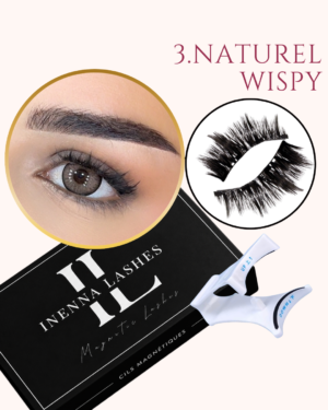3. NATUREL WISPY  Cils magnétiques رموش مغناطيسية