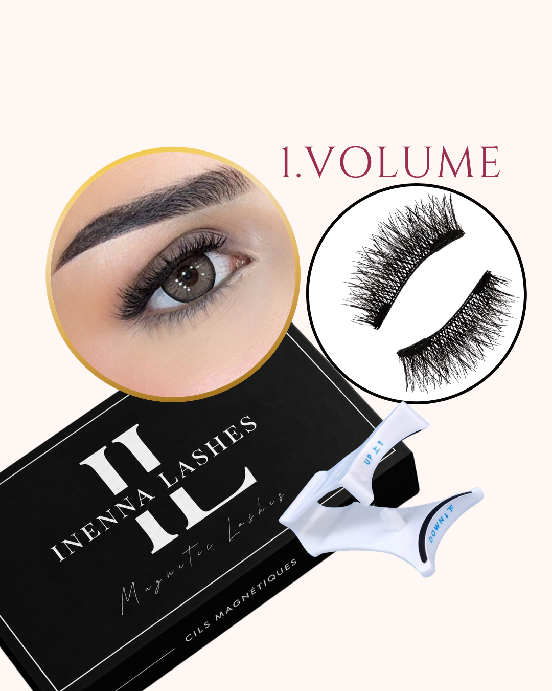 1.VOLUME  Cils magnétiques رموش مغناطيسية